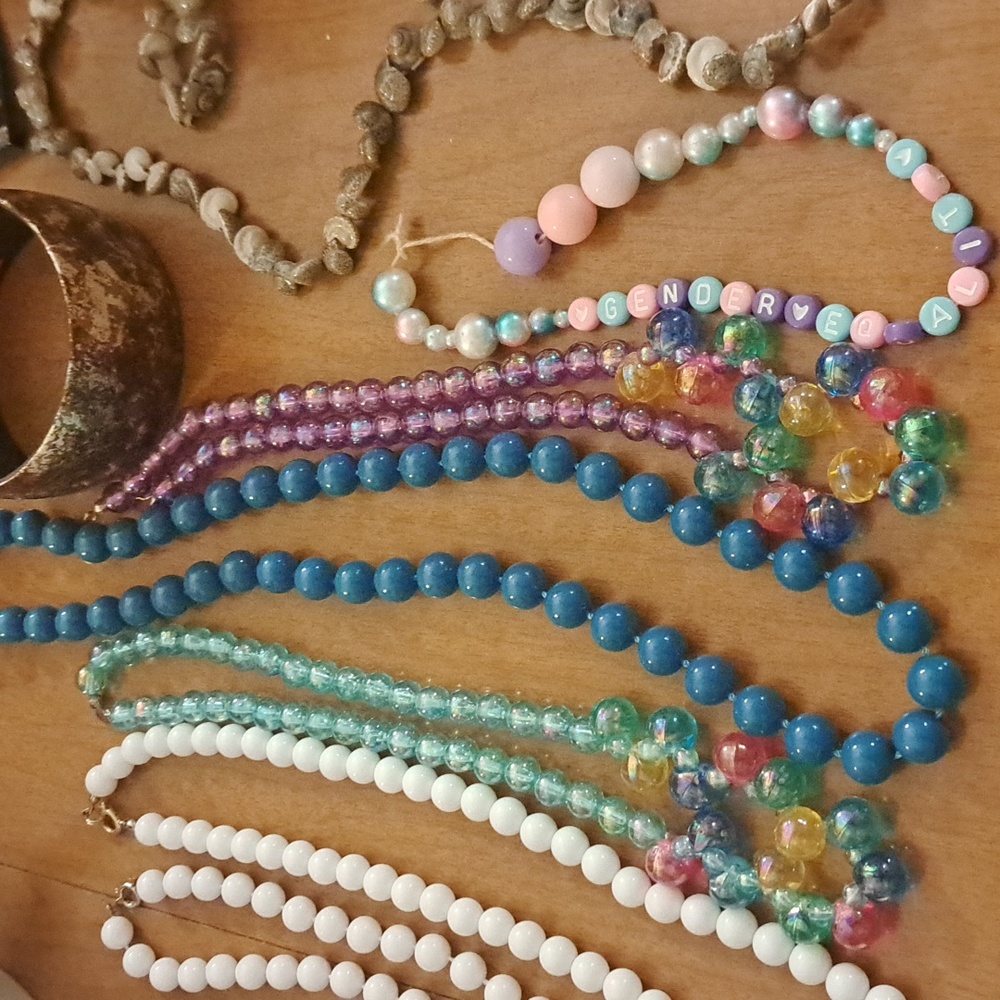 Necklace bracelet lot set wearable Colorful